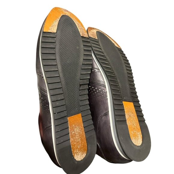 Magnanni Cristian 15745 Gray Leather Sneaker Lace up Shoes Mens Sz 14 - Picture 8 of 8